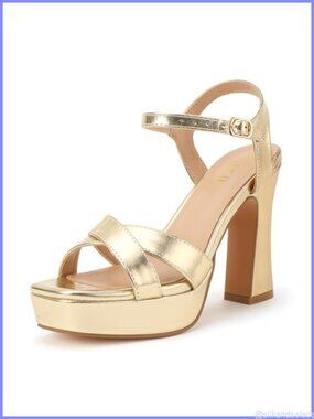 Platform High Heels Strappy Open Toe Chunky Heeled Sandals